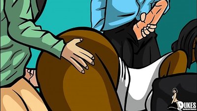 الطلاب يمارسون الجنس مع مدرس أسود بعد المدرسة